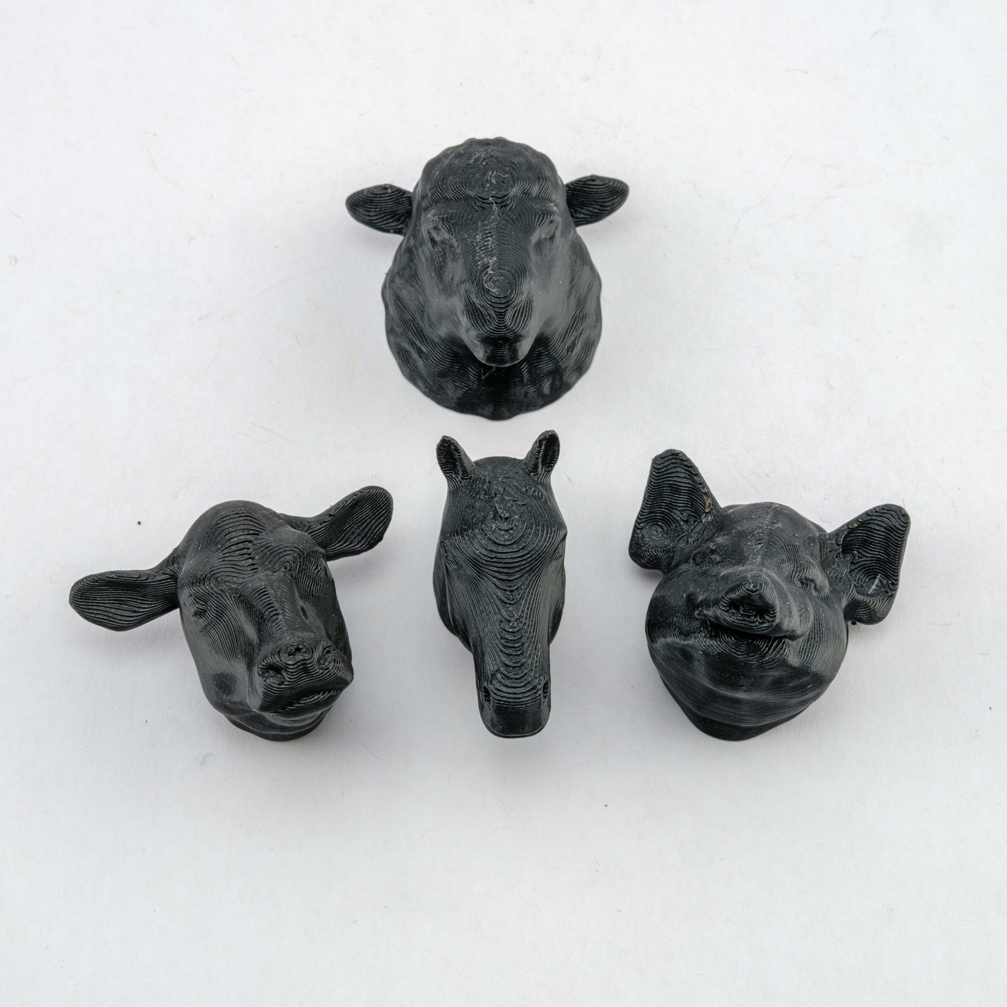 Farm Animal Heads Drawer knobs